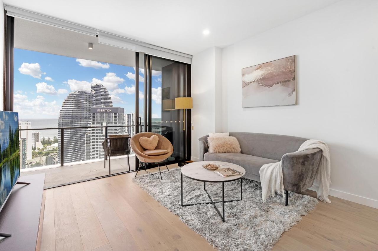Lamour Ocean View Apartment I In Casino Broadbeach - Free Parking-195Cm 골드코스트 외부 사진